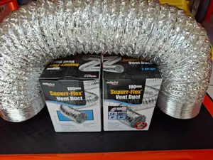 100mm Super Flex Vent Duct 2.4mtrs