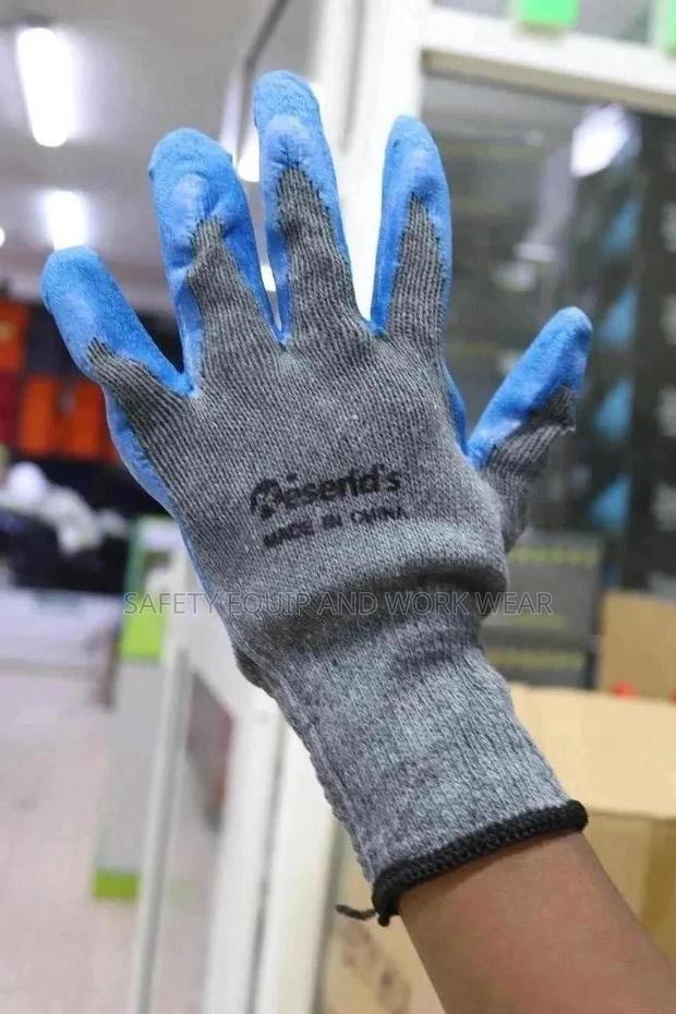 Diamond Grip Gloves (Large) Blue - main view