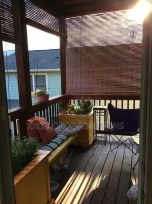 Custom Window Covering Bamboo Shades
