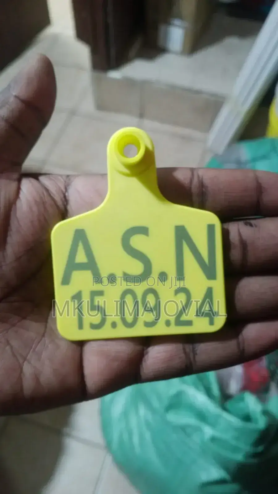 Custom Engraving on Cattle and Goat Ear Tags