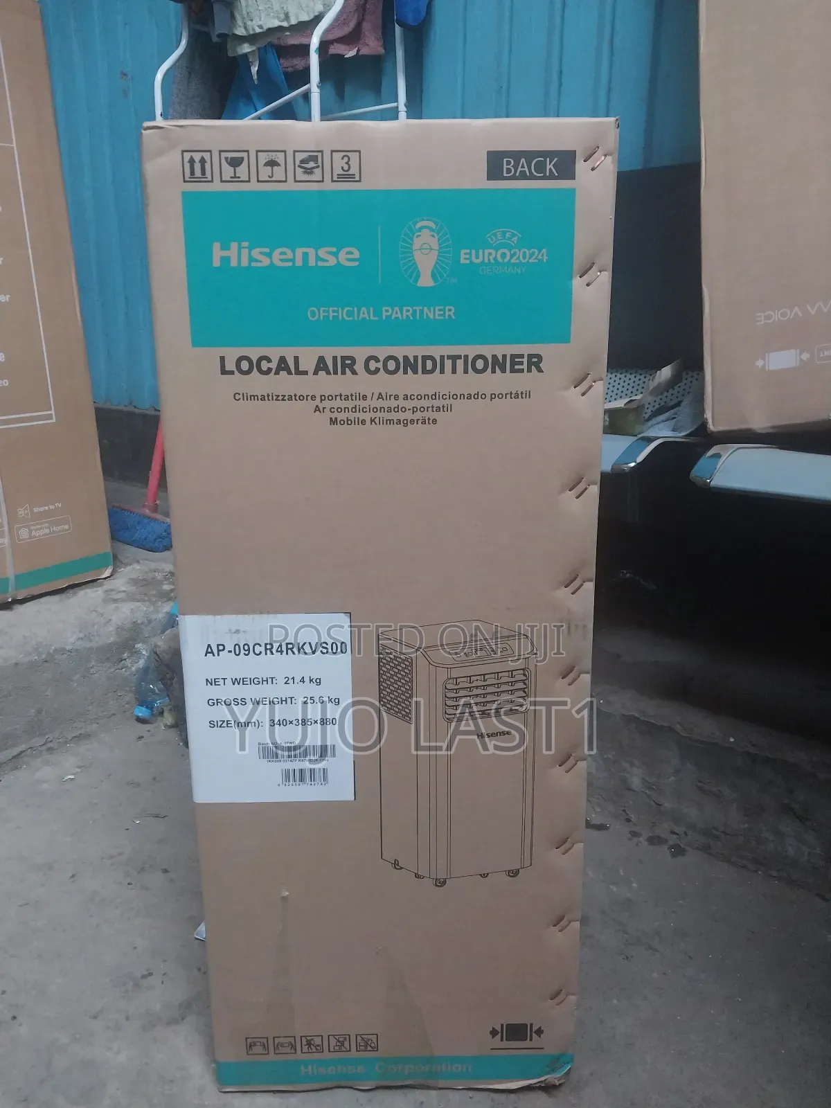 Hisense 9000 Btu Portable Air Conditioner Ap-09cr4gkvs00