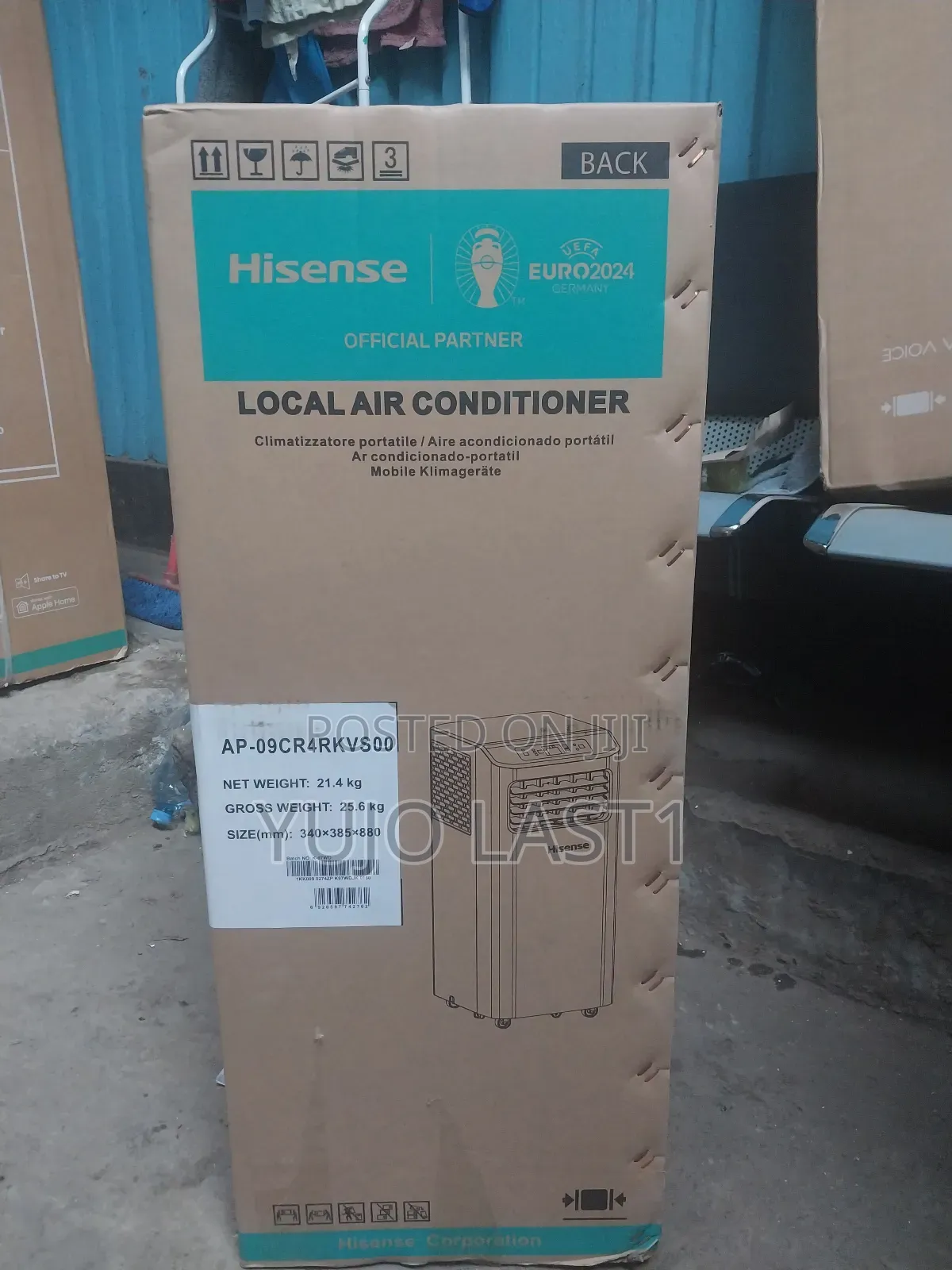 Hisense 9000 Btu Portable Air Conditioner Ap-09cr4gkvs00