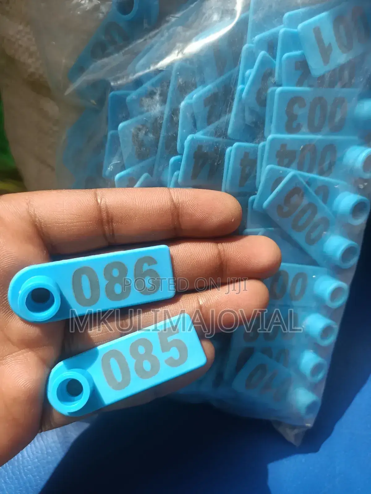Numbered Plastic Animal Ear Tags(1-100)