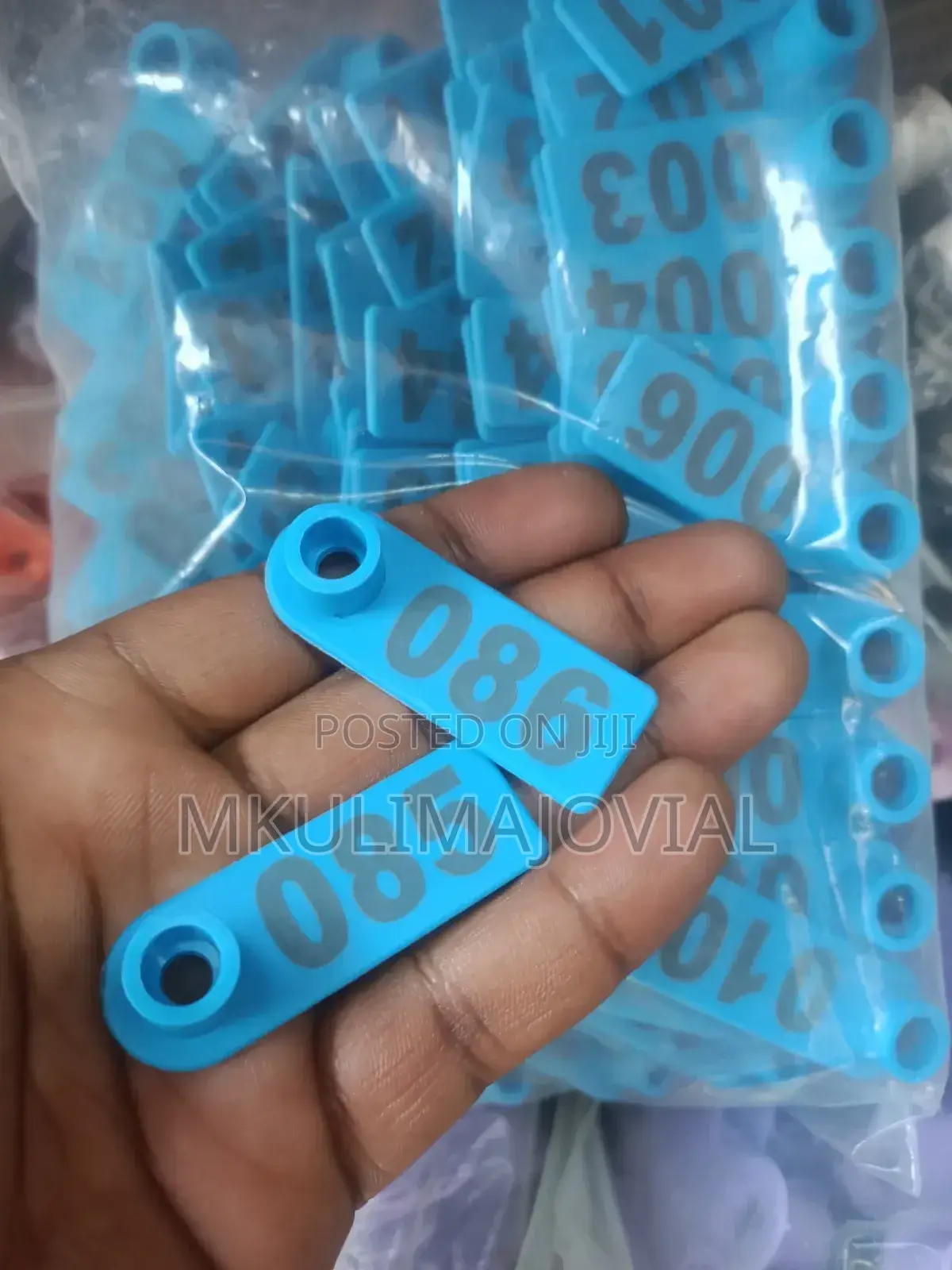 Numbered Plastic Animal Ear Tags(1-100)