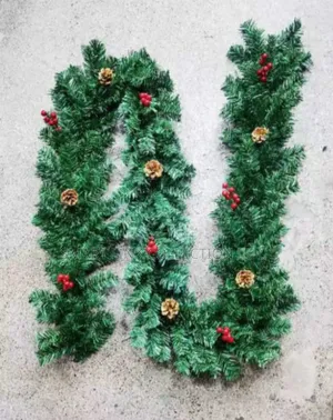Christmas Door And Stares Garland