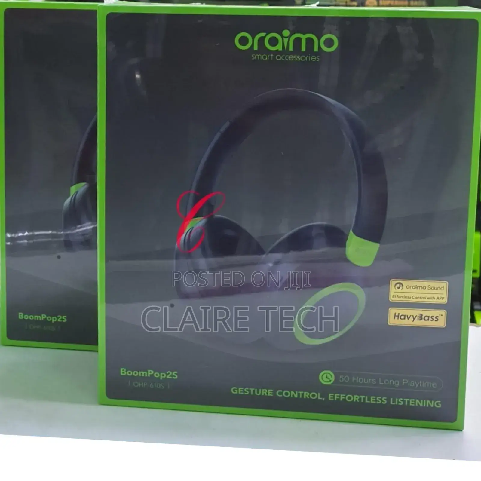 Oraimo Boompop 2S OHP-610S ENC Over-Ear Wireless Headphones