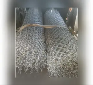 Galvanised Chainlink With Barbed End Gauge 12g