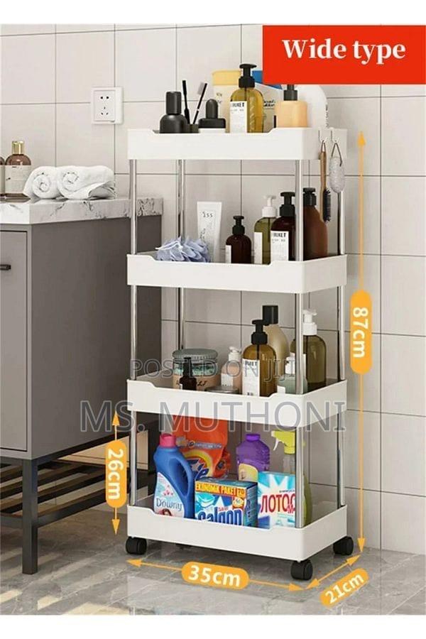 Multifunctional 4 Layer Trolley Rack