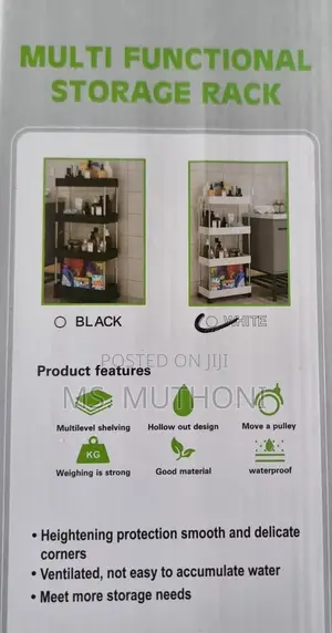 Multifunctional 4 Layer Trolley Rack