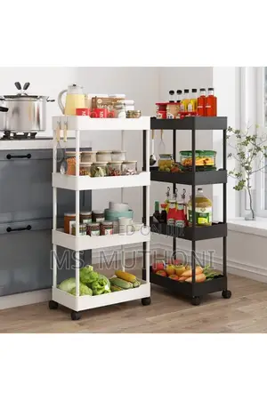 Multifunctional 4 Layer Trolley Rack