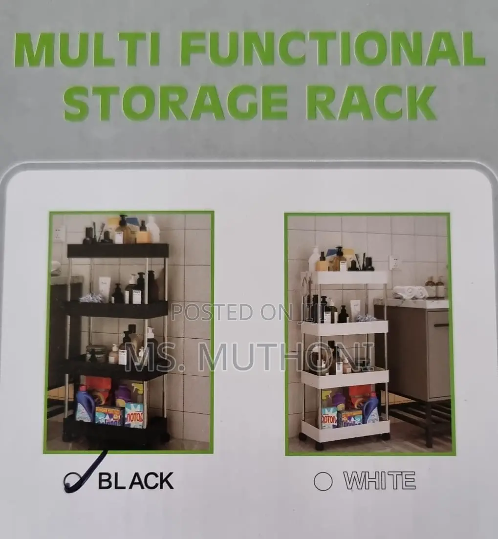 Multifunctional 4 Layer Trolley Rack