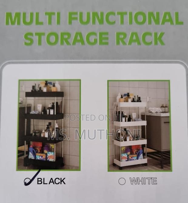Multifunctional 4 Layer Trolley Rack - thumbnail 5