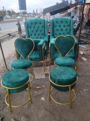 King Chair Plus Stools and Love Seats - main view