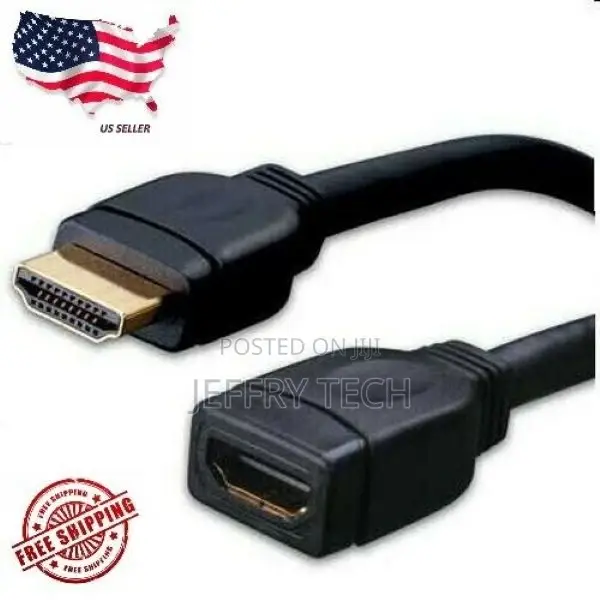 8" Inch HDMI High Speed Male to Female Extension Adapter Don