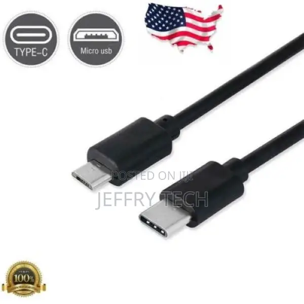 Type C to Micro USB Male Sync OTG Charge Data Transfer Cabl