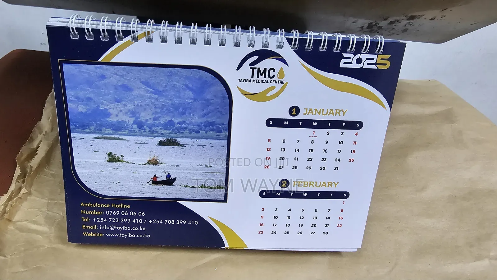 2025 Desk Calendar