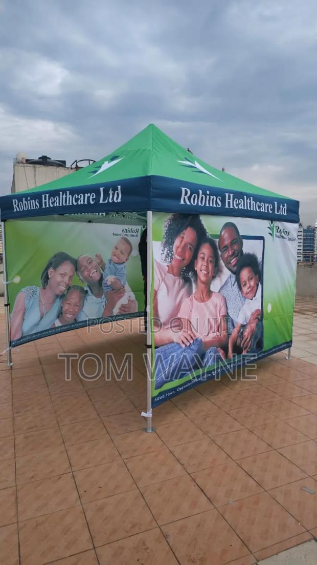 Fully Branded 3M by 3M Tent - main view