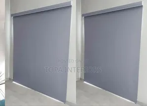 Grey Block Out Office Blinds Blackout Window Roller Blinds