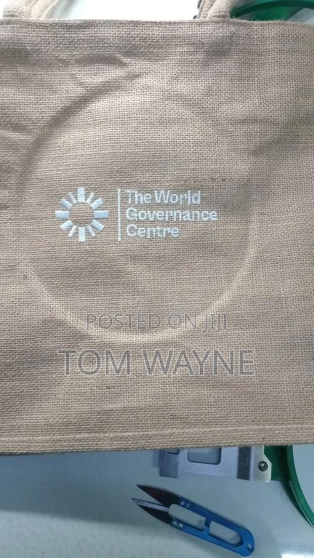 Branded A3 JUTE BAGS With Zip - thumbnail 2