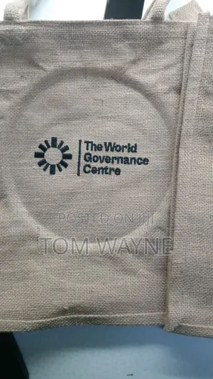 Branded A3 JUTE BAGS With Zip