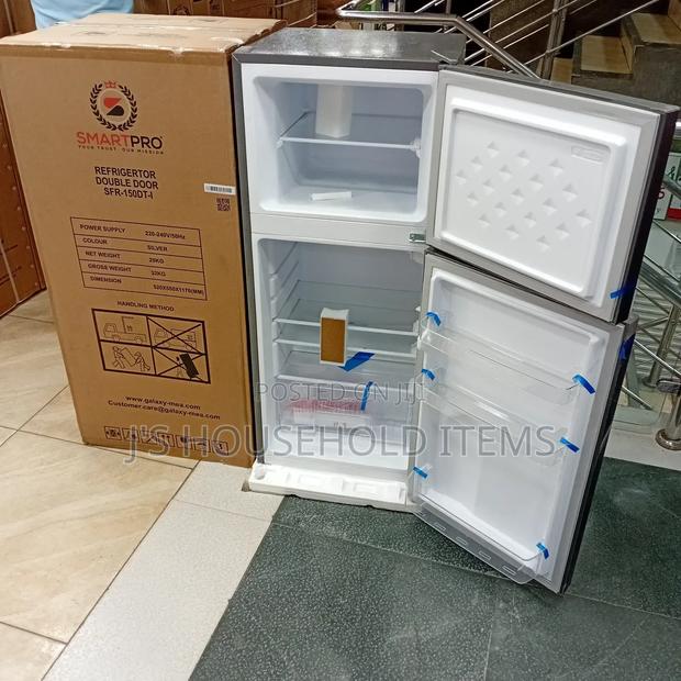 Smartpro Double Door Fridge 118l - main view