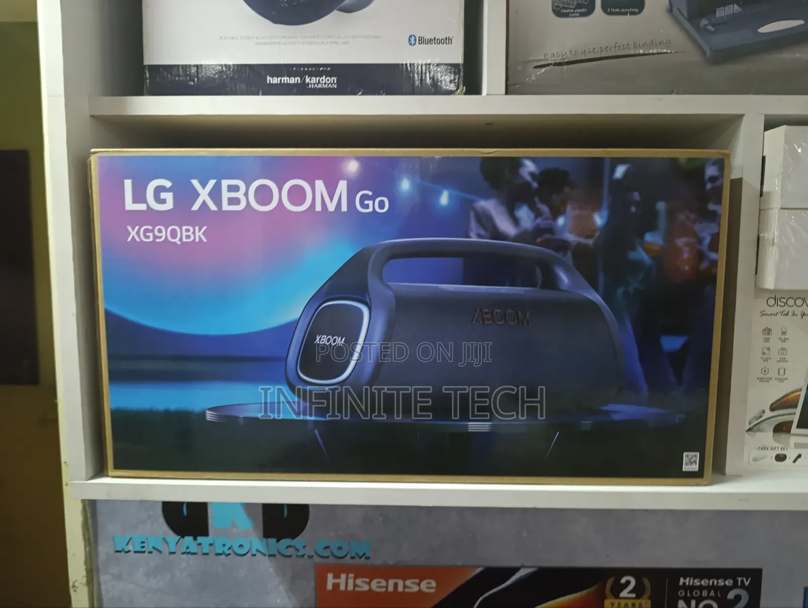 LG XBOOM Go XG9QBK Portable Bluetooth Speaker With Stage