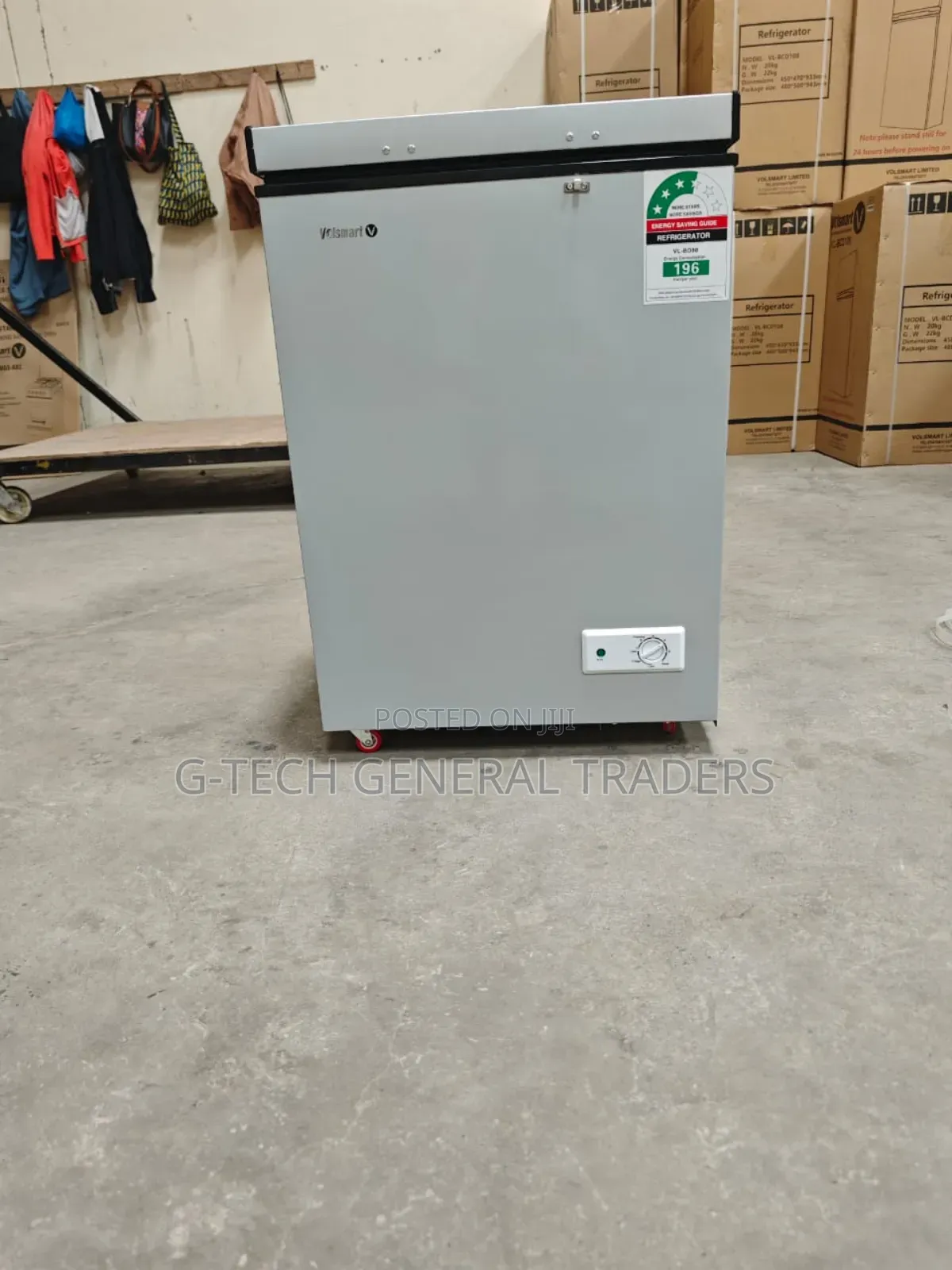 Volsmart 110l Upright Energy Saver Chest Freezer