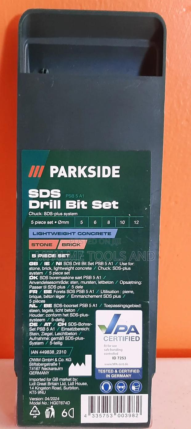 SDS Drill Bit Set Concrete Stone Brick High STD Metal Ex-Uk - thumbnail 3