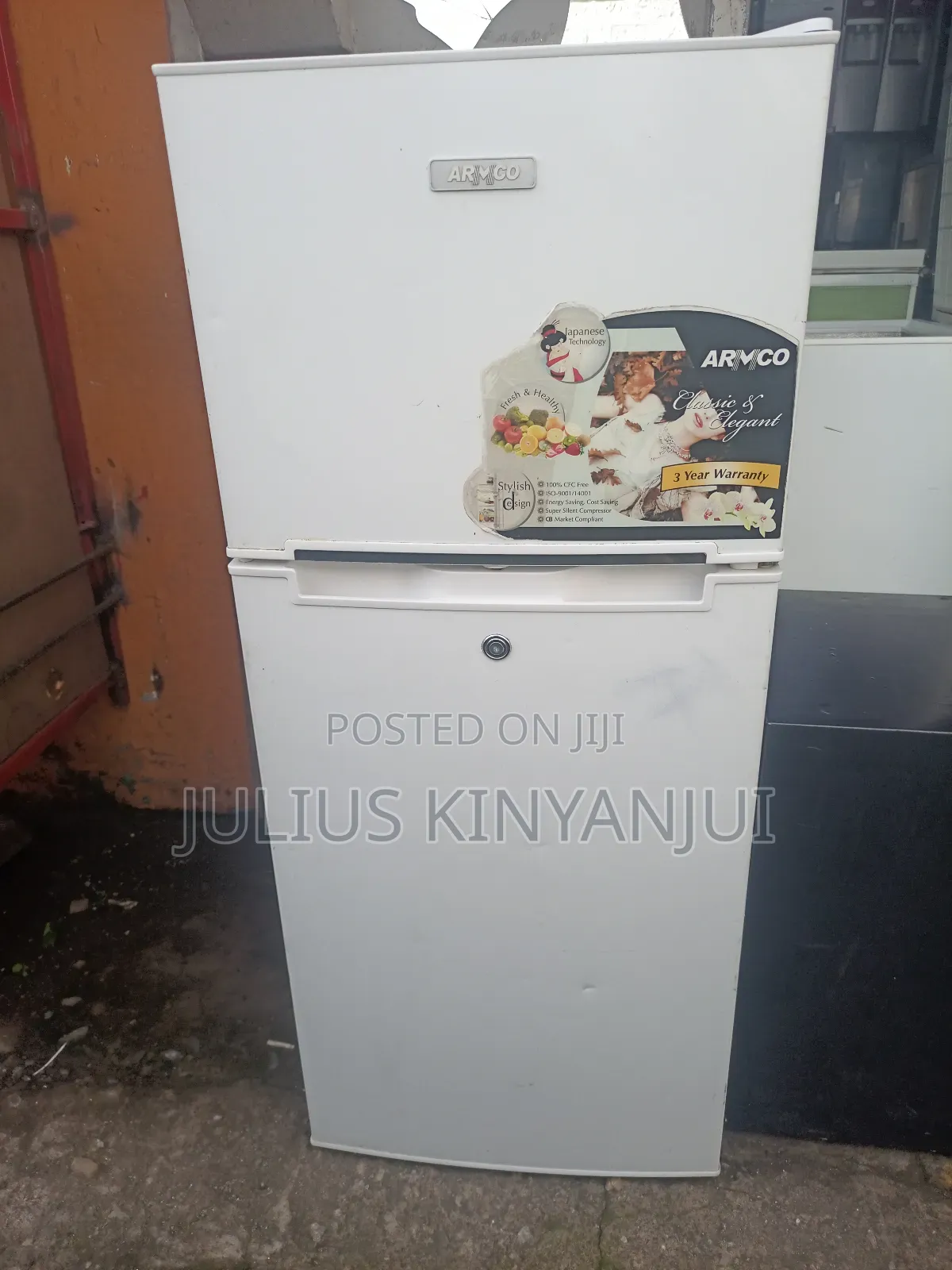 Double Door Fridge 128L