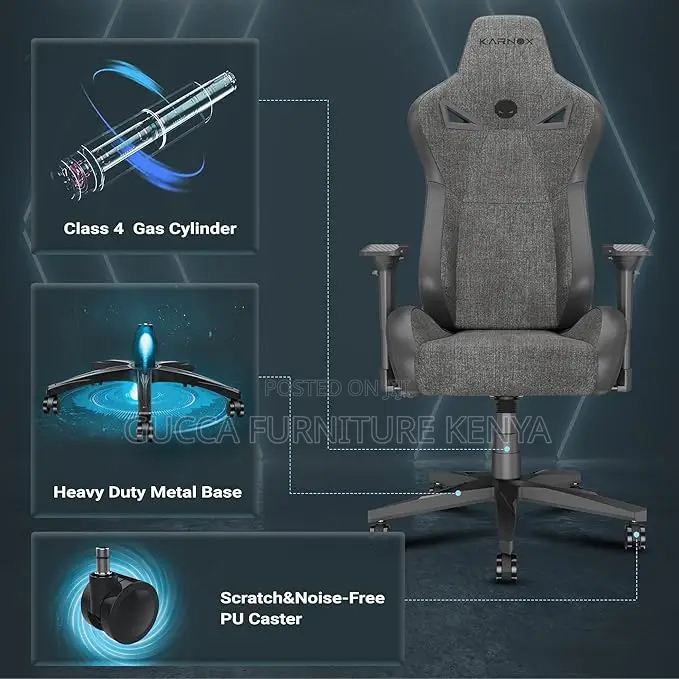 Office Chairs: Highback Ergonomic Recliner Task Gamer Chair