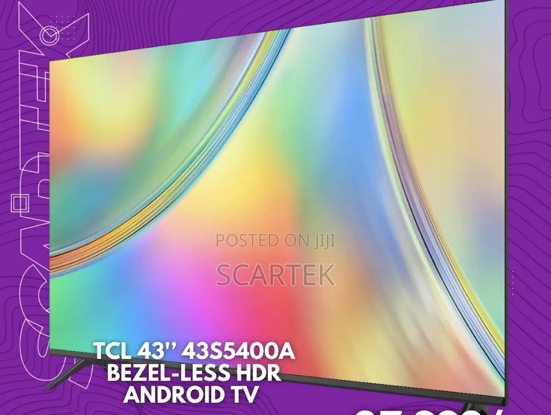 TCL 43” 43S5400A Bezel Less HDR Android Tv