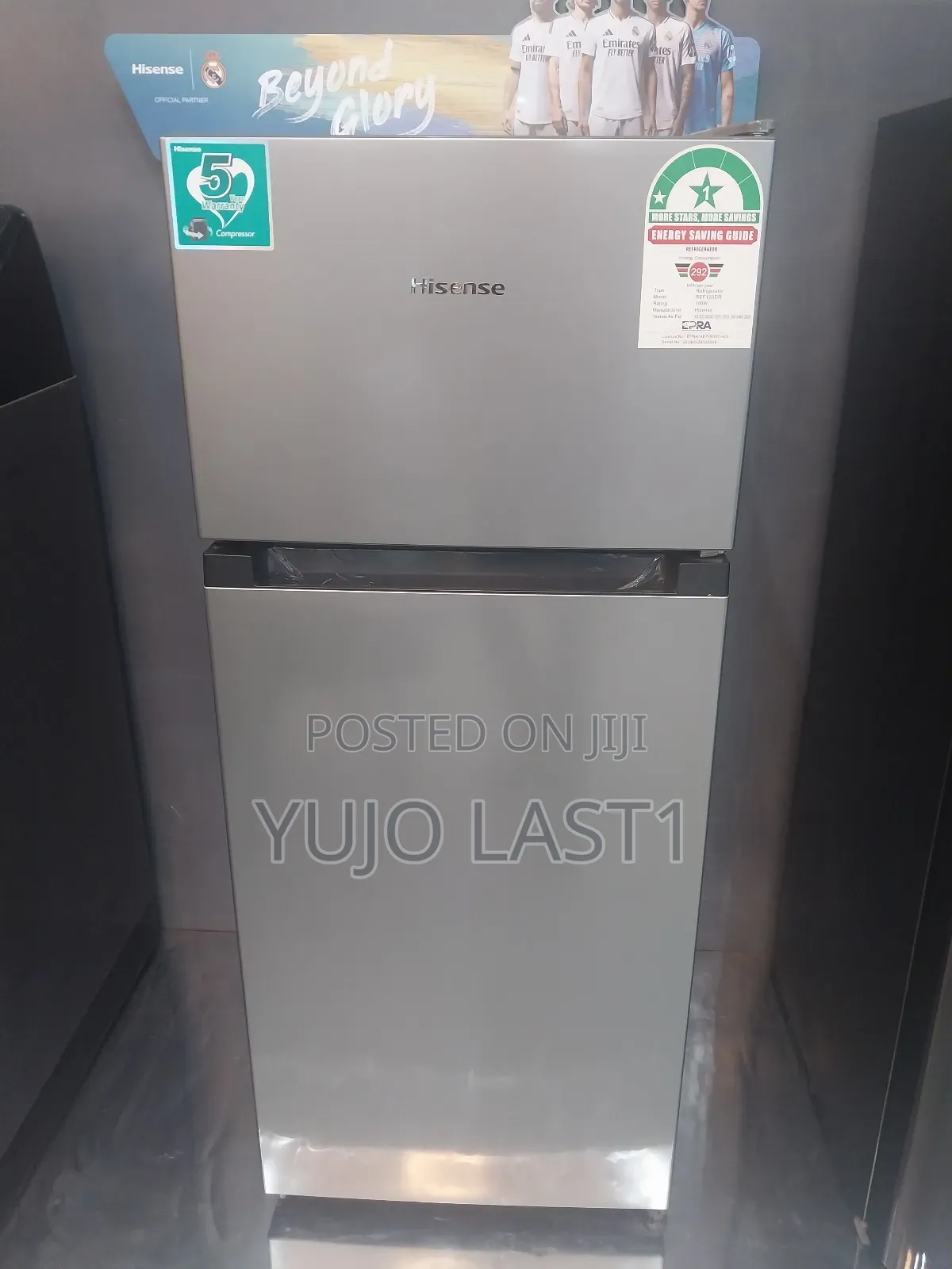 Hisense Ref120dr 120l 2 Door Fridge