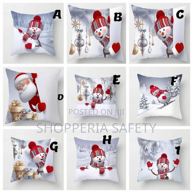 Christmas Themed Throw Pillow Covers - main view