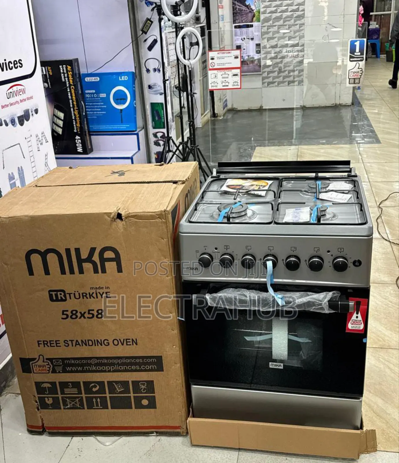 Mika 58×58 MST58U31E3SLEM Standing Cooker Brand New Sealed