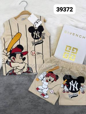 Beige 2 PC Mickey Mouse* 2-8 Years - thumbnail 2