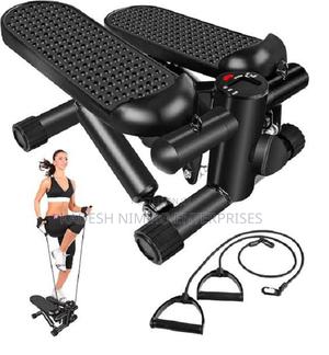 Mini Stepper With Resistance Bands - main view