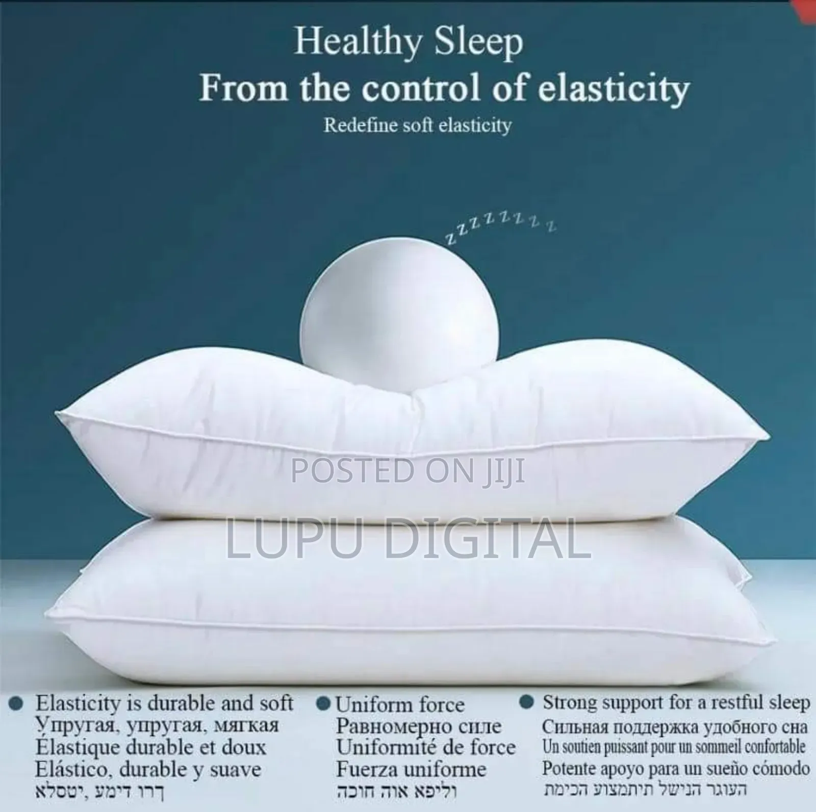 Plain White Hollow Bed Pillows