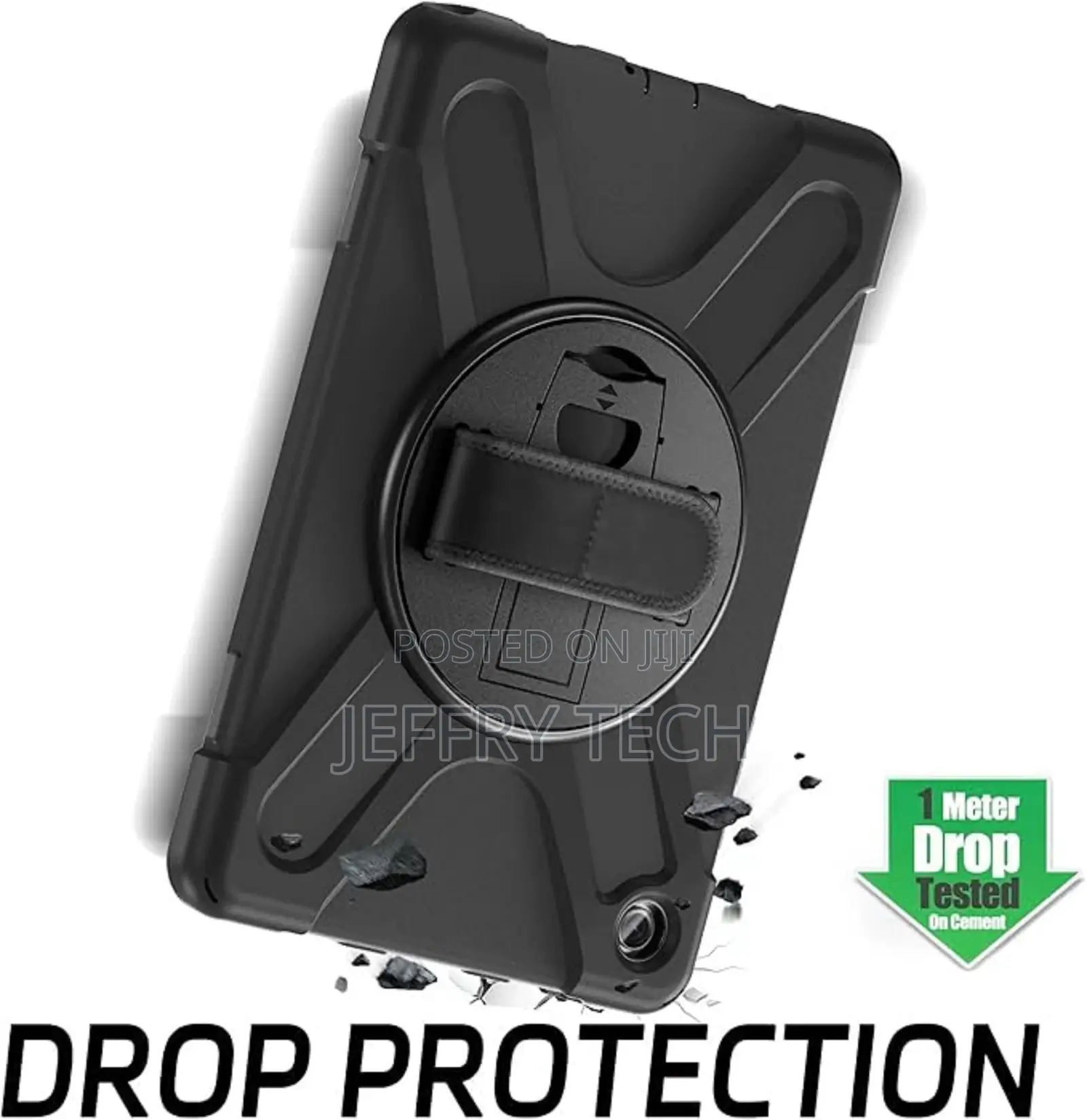 Rugged Case for Samsung Galaxy Tab A9+ With Rotating Stand