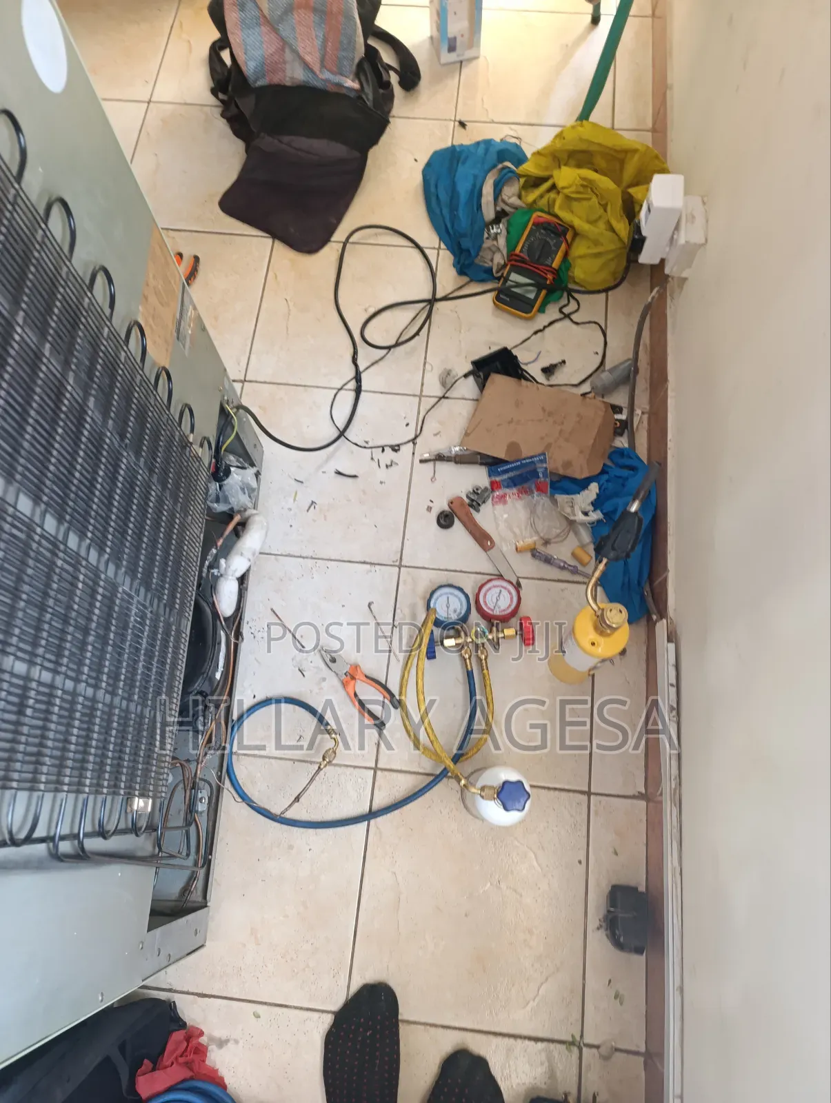 Compressor Replacement and Gas Refill