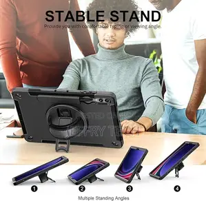 Shockproof Rugged Case for Samsung Tab S10 With Kickstand