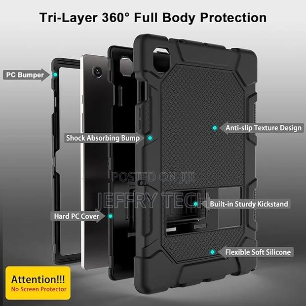 Galaxy Tab A8 10.5 Case With Kickstand Rugged Cover - thumbnail 3