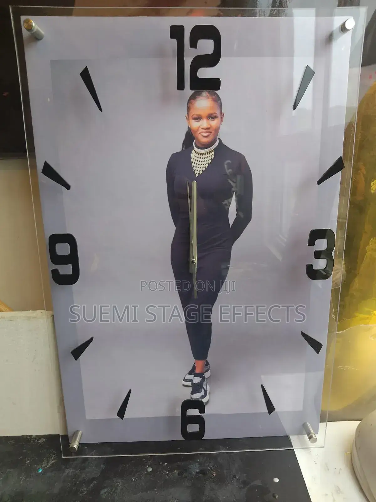 Your Photo Clock - Shiny Elegant A4