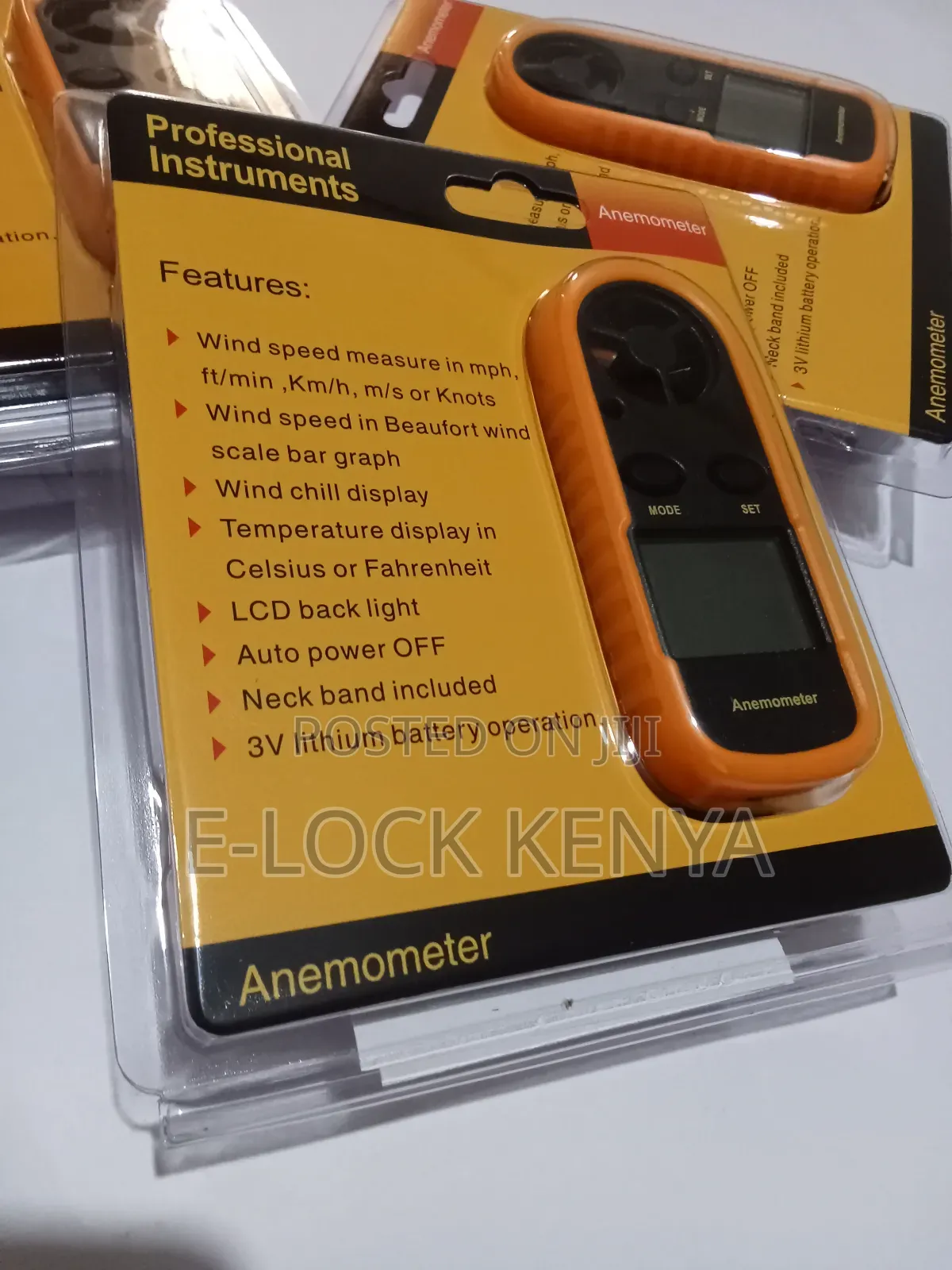 Instant Results Anemometer