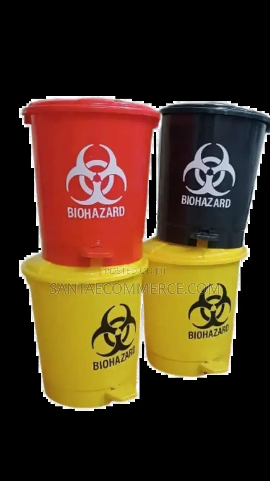 10L Pedal Biohazard Waste Bin Dustbin