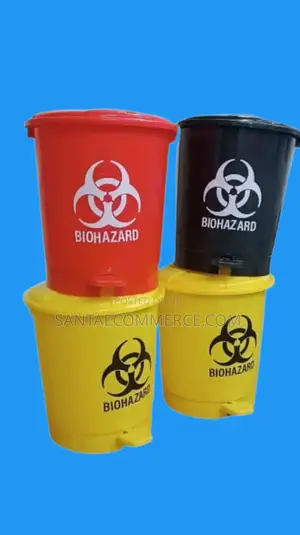 10L Pedal Biohazard Waste Bin Dustbin