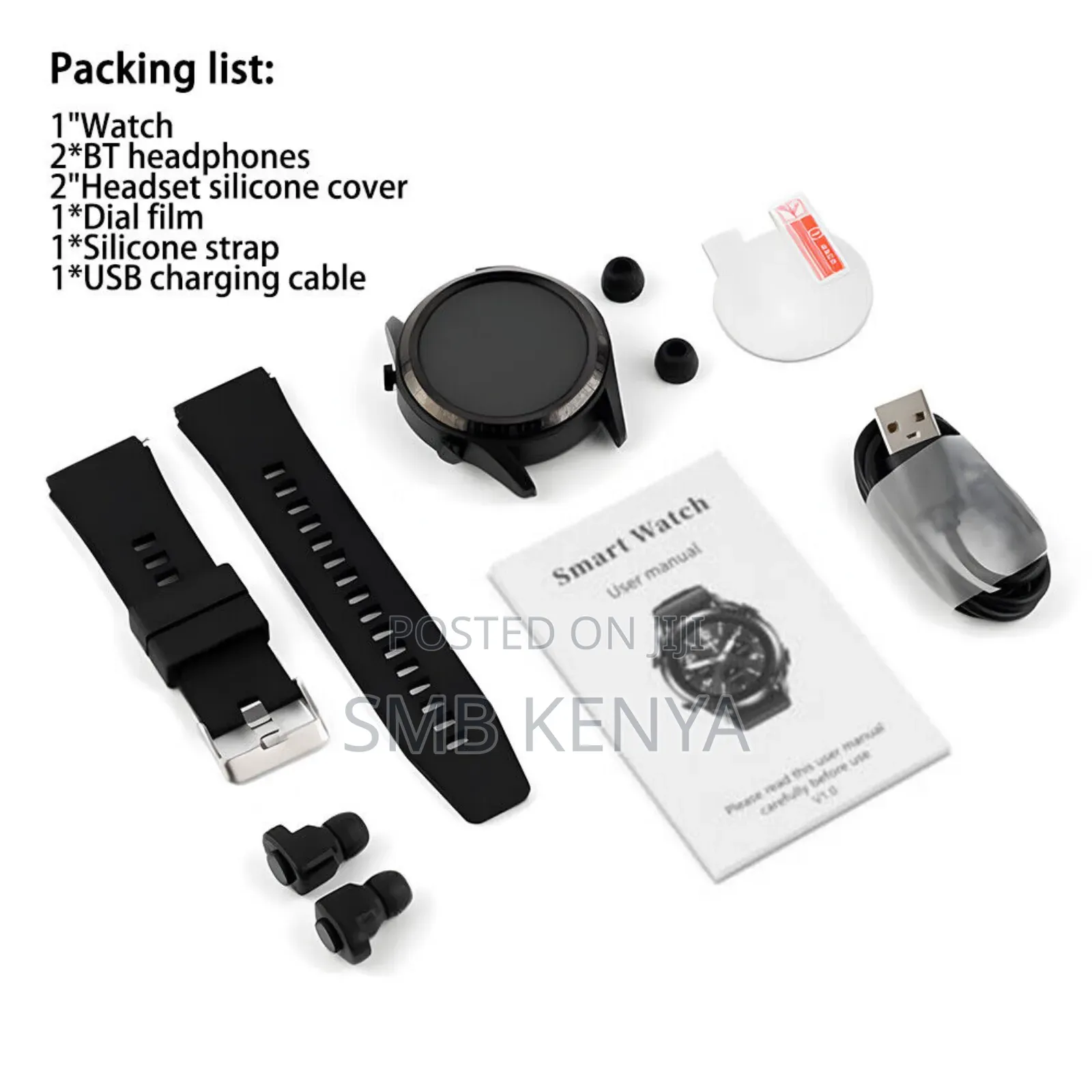 Nodizz Wt02 Smart Watch With Earbuds
