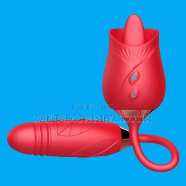 Clitoral Stimulator and Dildo Combo - main view