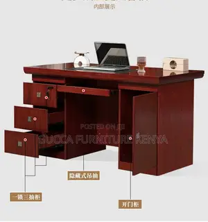 Office Tables: 1.4 Meters Simple Managers Home Office Desk