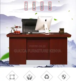 Office Tables: 1.4 Meters Simple Managers Home Office Desk