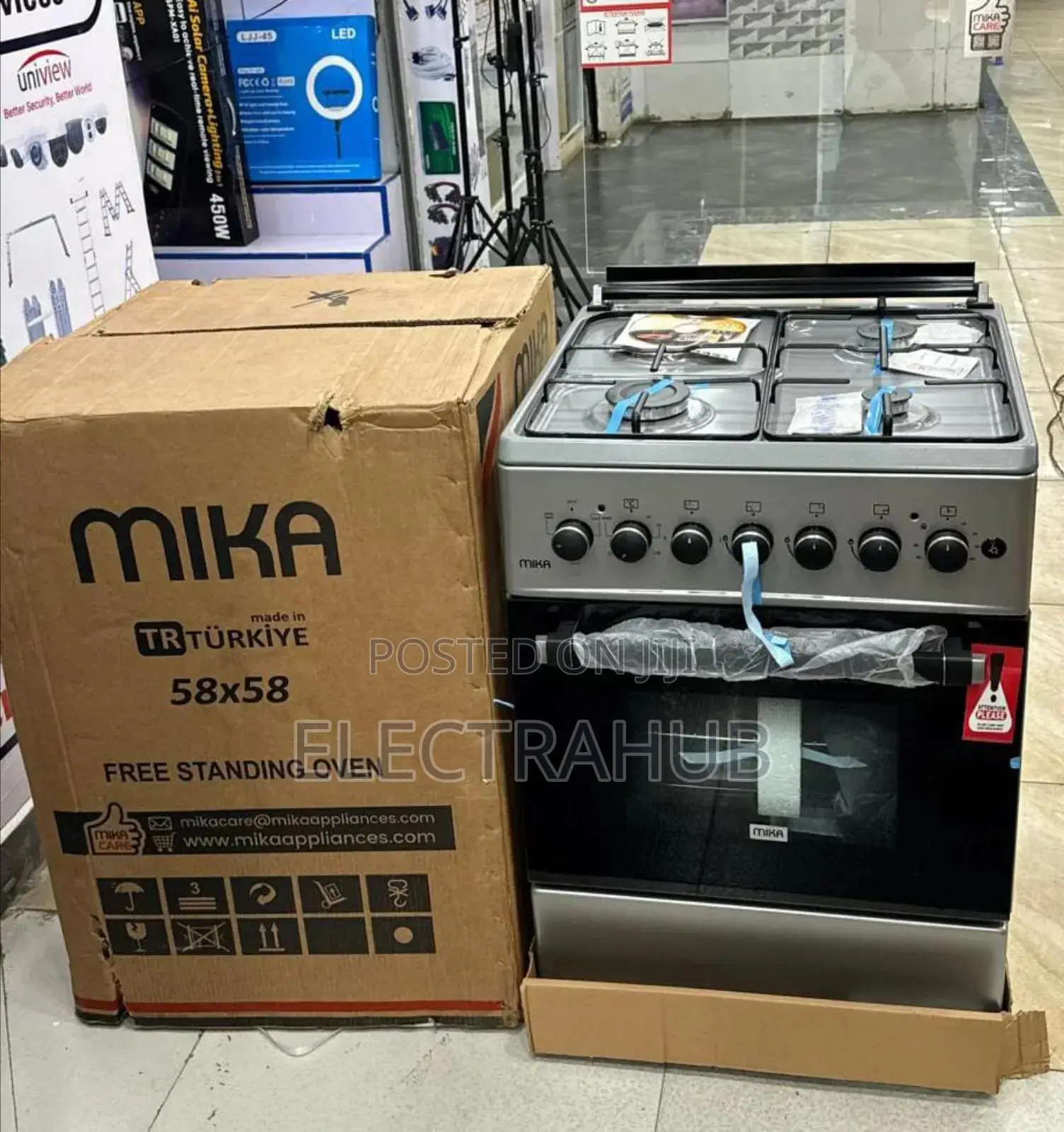 Mika 58×58 MST58U31E3SLEM Standing Cooker Brand New Sealed